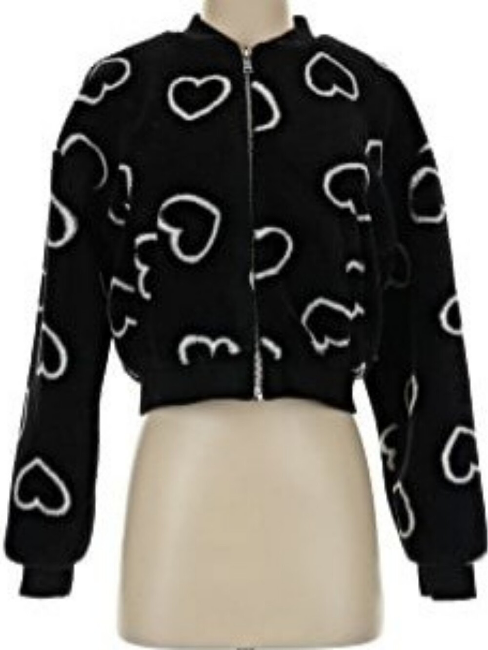 No BOUNDARIES Plush Bomber Jacket